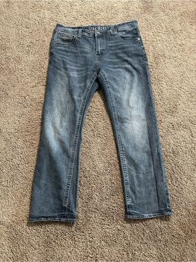 Relaxed Men’s Jeans in Washed Blue by